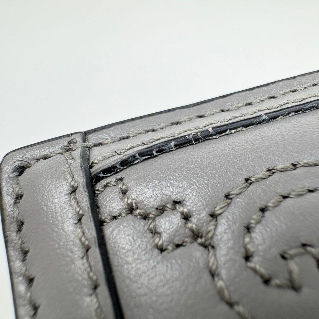 Gucci GG Matelasse Card Case Set Era Leather Gray — view 4