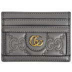 Gucci GG Matelasse Card Case Set Era Leather Gray