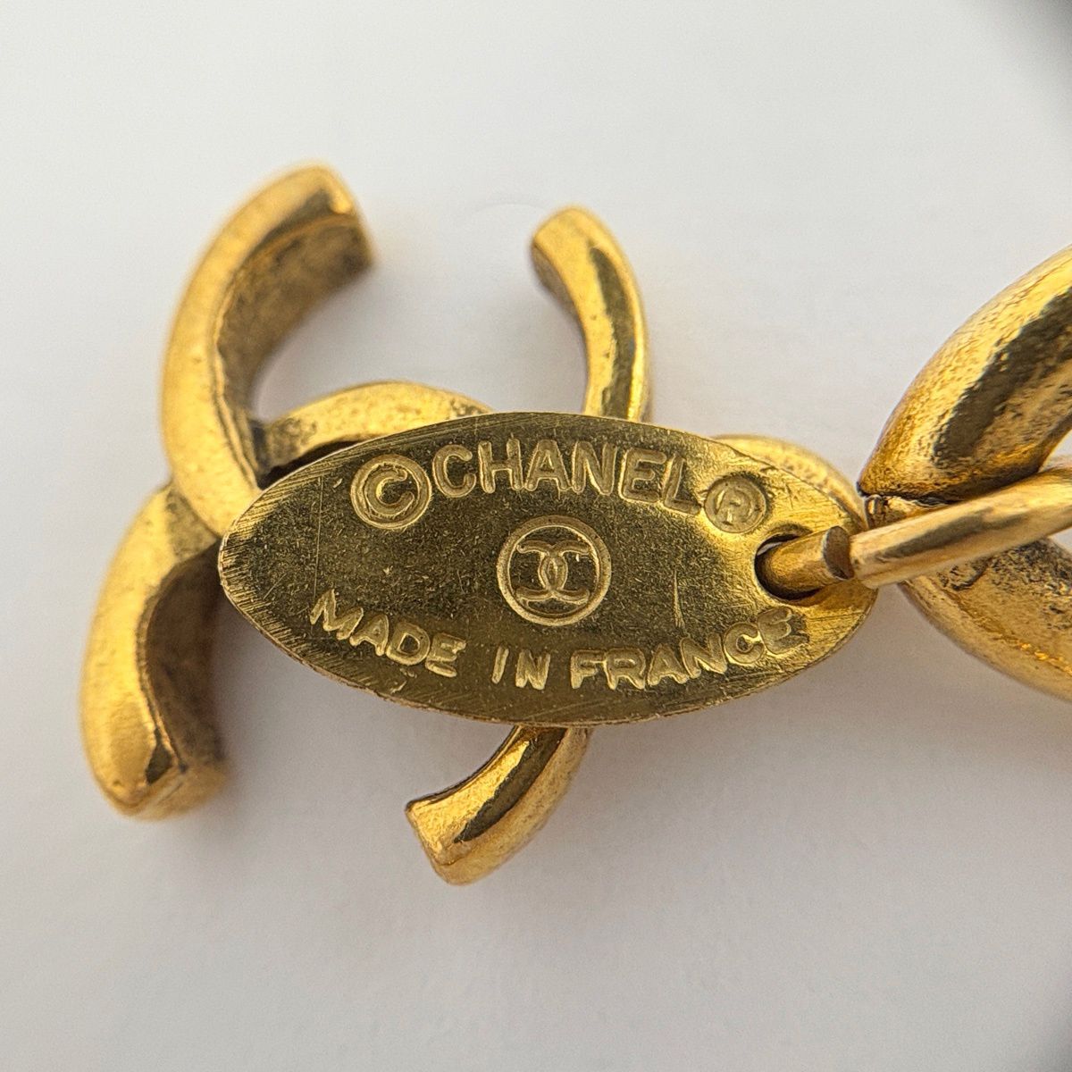Chanel CC Logo Chain Belt Gold Plated — view 5