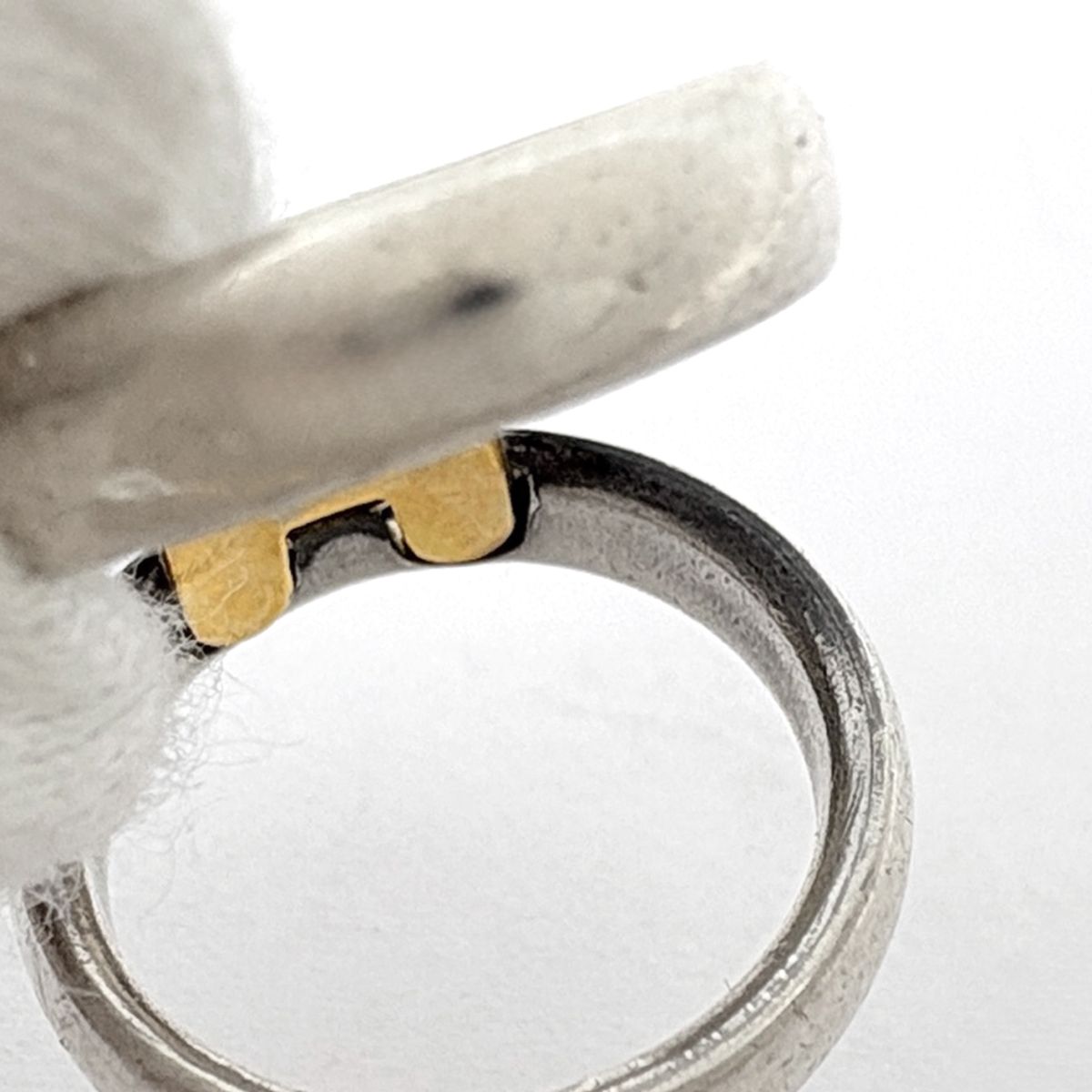 Hermes Olympe Ring Metal Silver Gold — view 4