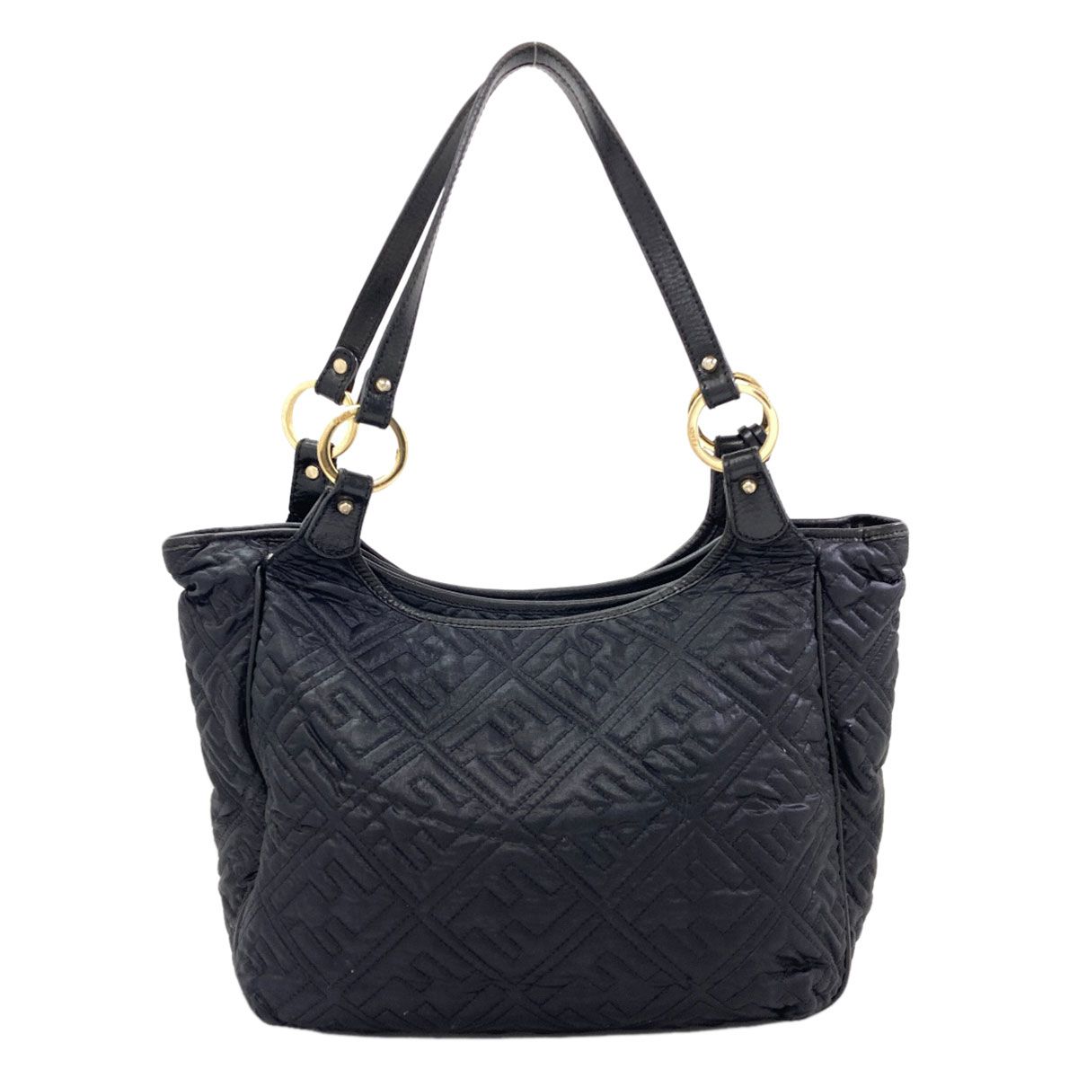 Fendi Zucca Quilted Tote Nylon — view 2