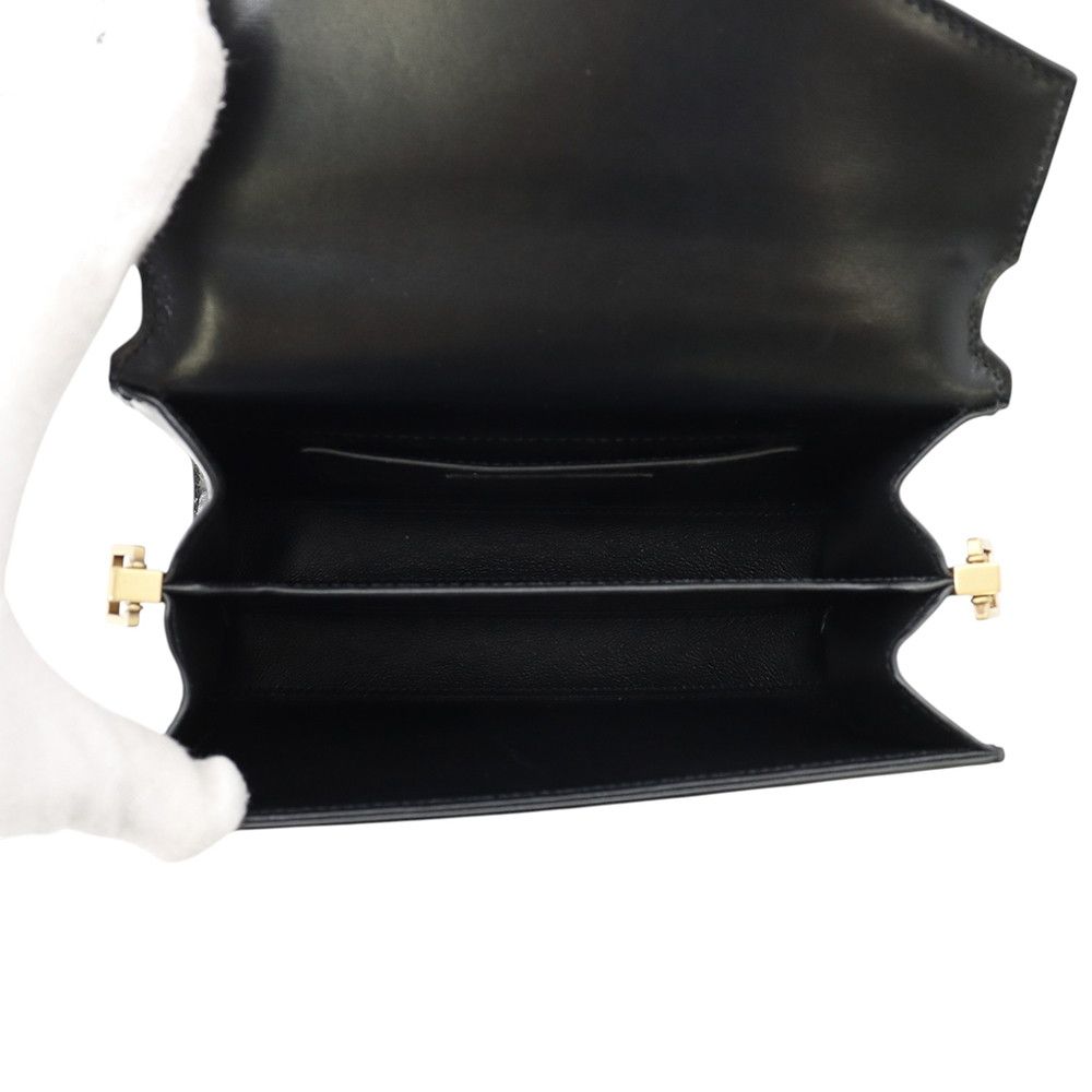 Saint Laurent Paris Handbag Cassandra Mini Top Handle Leather 2-Way Shoulder — view 7