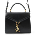 Saint Laurent Paris Handbag Cassandra Mini Top Handle Leather 2-Way Shoulder