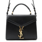 Saint Laurent Paris Handbag Cassandra Mini Top Handle Leather 2-Way Shoulder