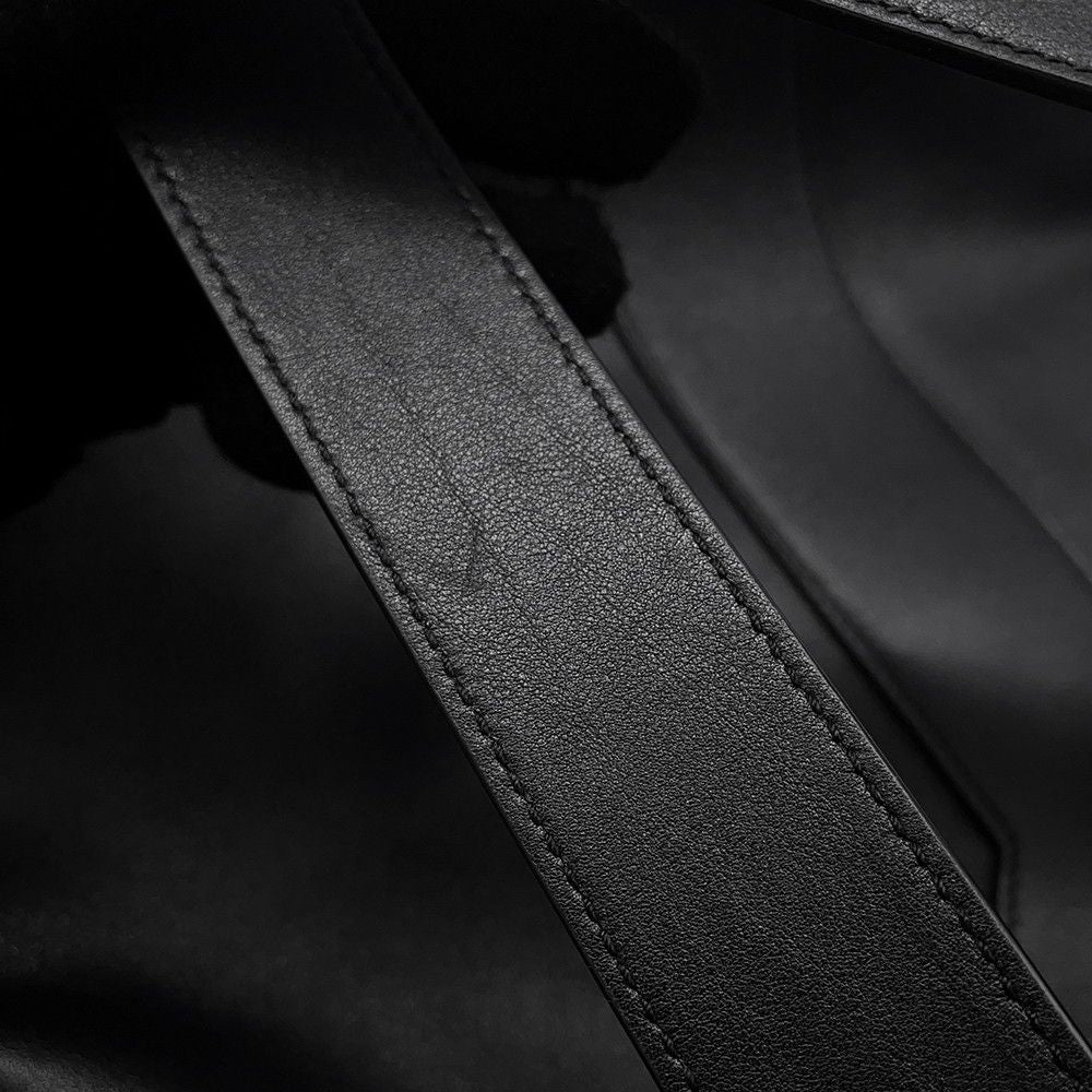Saint Laurent Paris Tote Hobo Leather Black — view 9