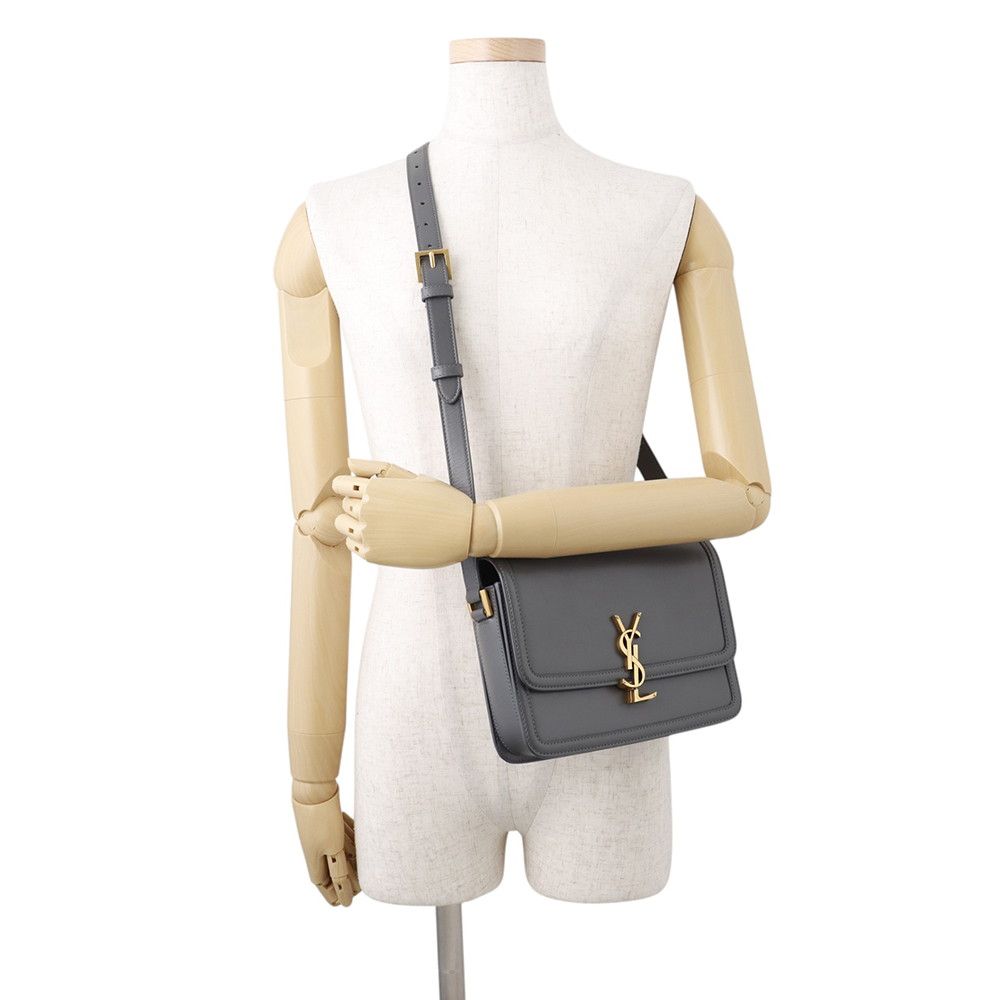 Saint Laurent Paris Shoulder Bag Solferino Leather — view 4