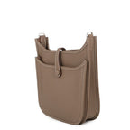 Hermes Shoulder Bag Evelyne 3 23 Etoupe Silver Taurillon Clemence — view 2