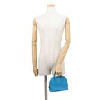 Hermes Bolide Mini Blue Zanzibar Silver Color 2-Way Handbag — view 4