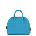 Hermes Bolide Mini Blue Zanzibar Silver Color 2-Way Handbag