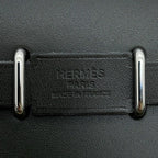 Hermes Shoulder Bag Herbag Zip Mini Vert Olive Khaki Silver Vache Hunter Toile — view 6