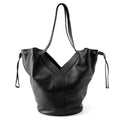 Saint Laurent Paris Tote Hobo Calf Leather Black