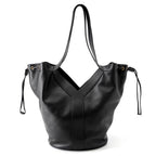 Saint Laurent Paris Tote Hobo Calf Leather Black