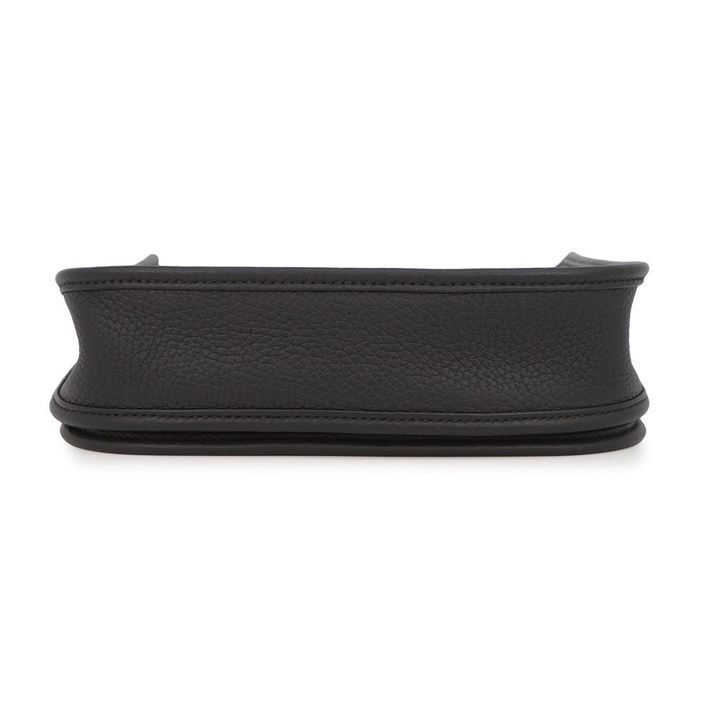 Hermes Shoulder Bag Evelyne 3 23 Black Gold Taurillon Clemence — view 3