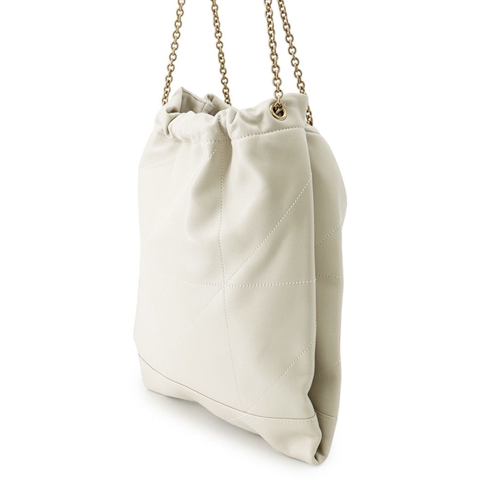 Saint Laurent Paris Chain Shoulder Bag Jamie 4.3 Lambskin White — view 2