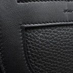 Hermes Tote in the Loop 18 Black Gold Taurillon Clemence Swift — view 6