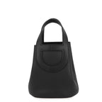 Hermes Tote in the Loop 18 Black Gold Taurillon Clemence Swift