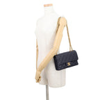 Chanel Chain Shoulder Bag Quilted 20 CC Logo Lambskin — view 4