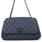 Chanel Chain Shoulder Bag Quilted CC Logo 2-Way