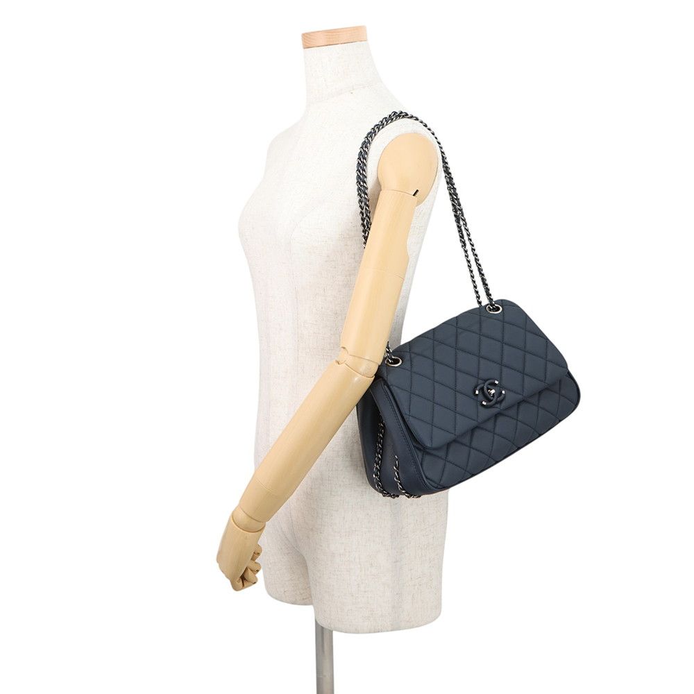 Chanel Chain Shoulder Bag Quilted CC Logo 2-Way — view 4
