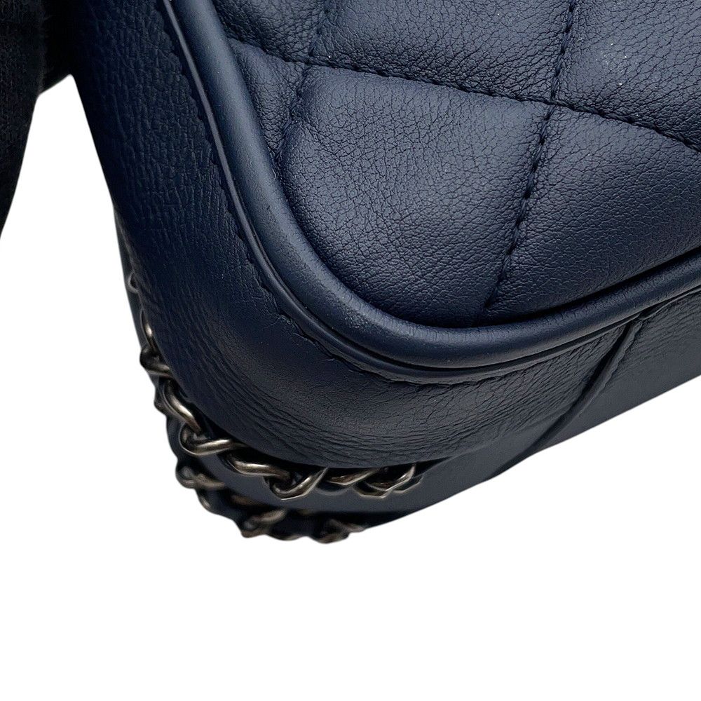 Chanel Chain Shoulder Bag Quilted CC Logo 2-Way — view 9