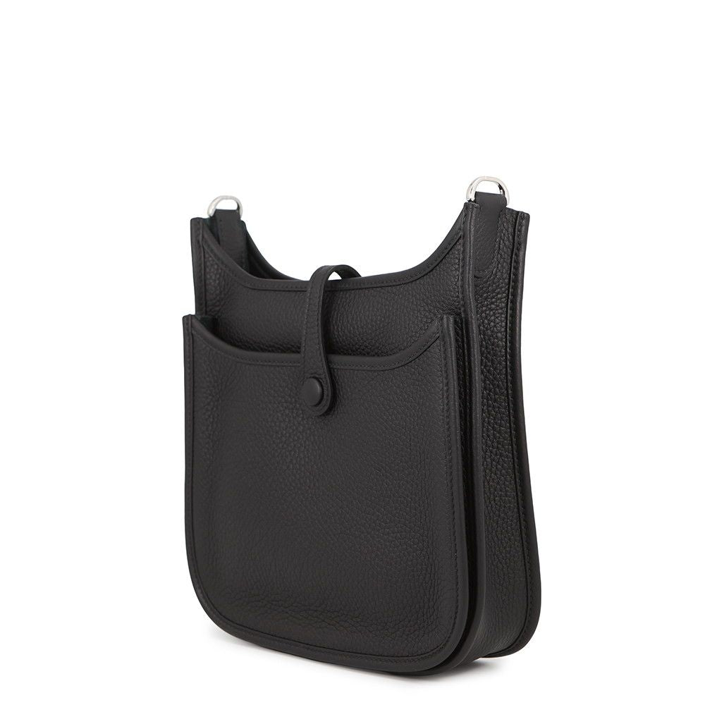 Hermes Shoulder Bag Evelyne 3 23 Black Silver Taurillon Clemence — view 2