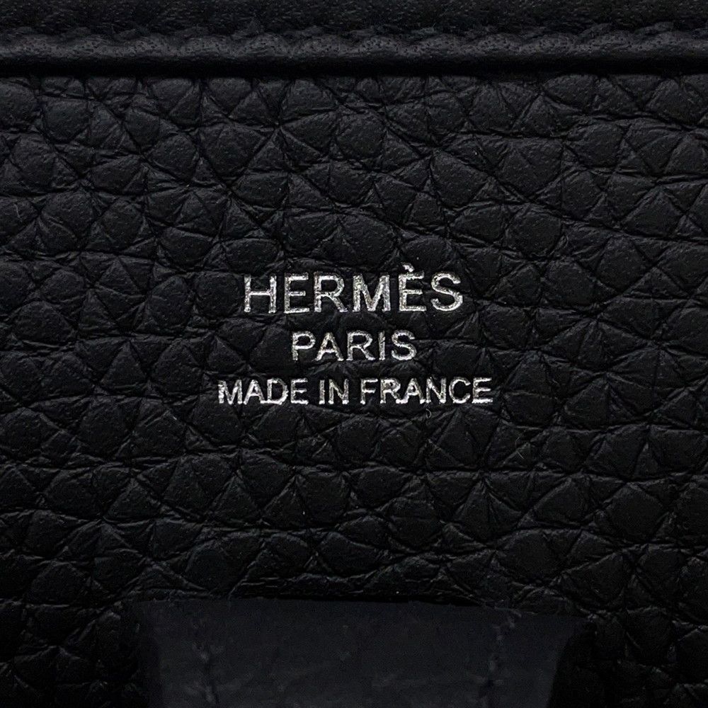 Hermes Shoulder Bag Evelyne 3 23 Black Silver Taurillon Clemence — view 5