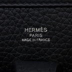Hermes Shoulder Bag Evelyne 3 23 Black Silver Taurillon Clemence — view 5