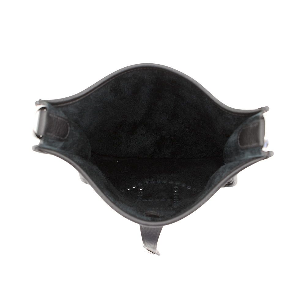 Hermes Shoulder Bag Evelyne 3 23 Black Silver Taurillon Clemence — view 4
