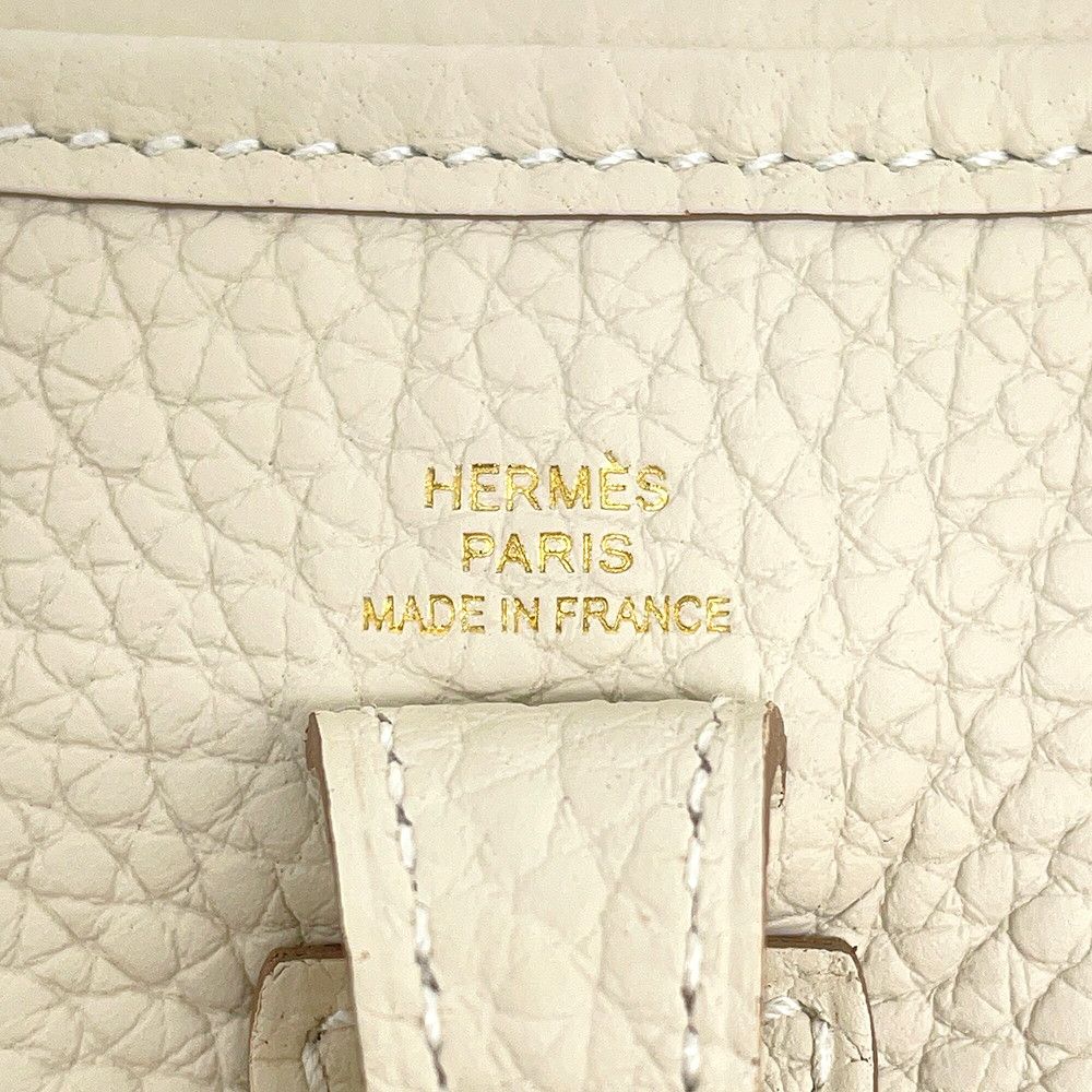 Hermes Shoulder Bag Evelyne TPM 111 cm Amazon Cles Gold Taurillon Clemence — view 5