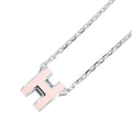 Hermes Necklace Mini Pop Rose Dragee Silver