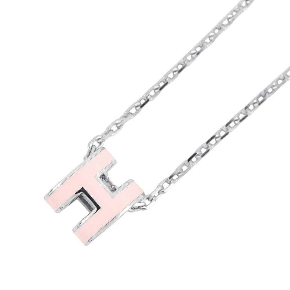 Hermes Necklace Mini Pop Rose Dragee Silver