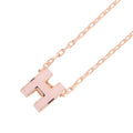 Hermes Necklace Pop Rose Dragee Pink Gold