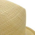 Chanel Straw Hat CC Logo Ribbon M Hat Black — view 7