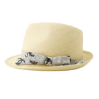 Chanel Straw Hat CC Logo Ribbon M Hat Black — view 2