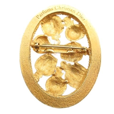Dior Perfume Motif Brooch Gold — view 2
