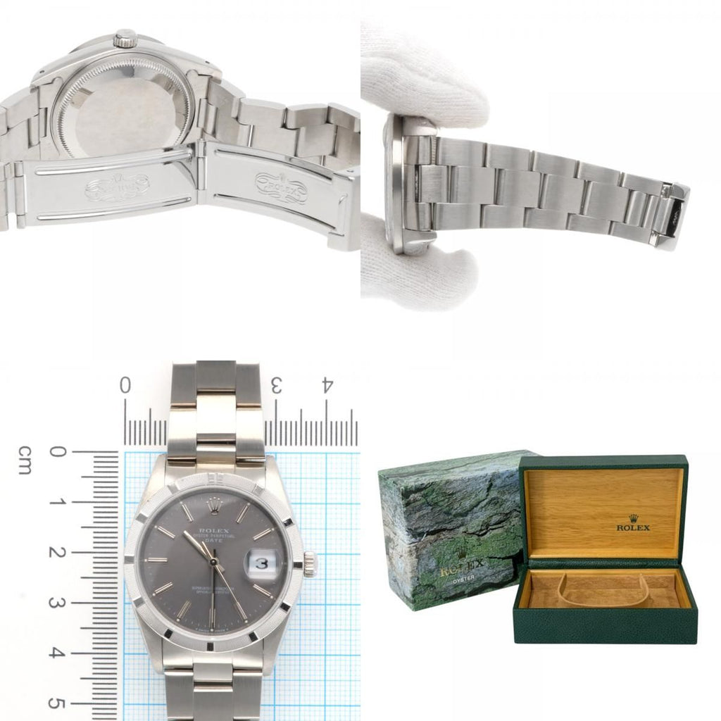 Rolex Date Oyster Perpetual Watch Stainless Steel Automatic Winding Overhauled — view 9