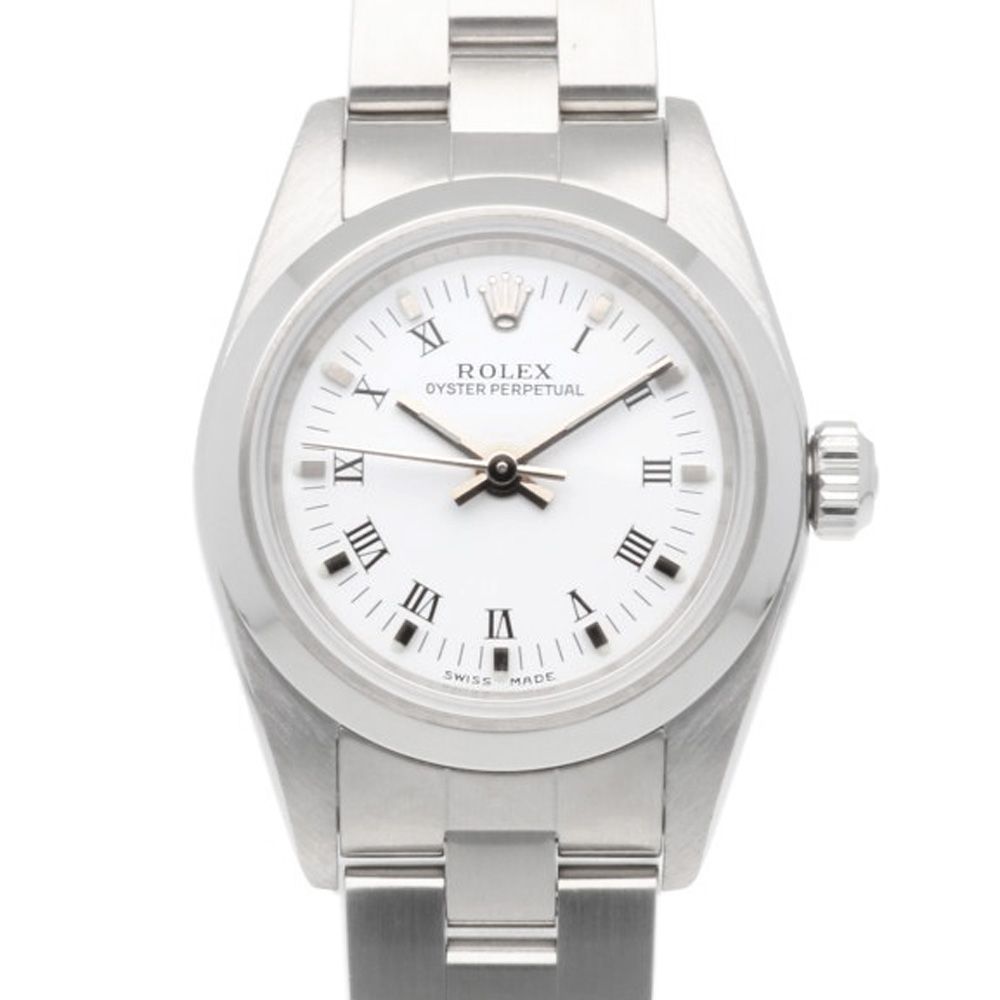 Rolex Oyster Perpetual Watch Stainless Steel Automatic Winding Overhauled a