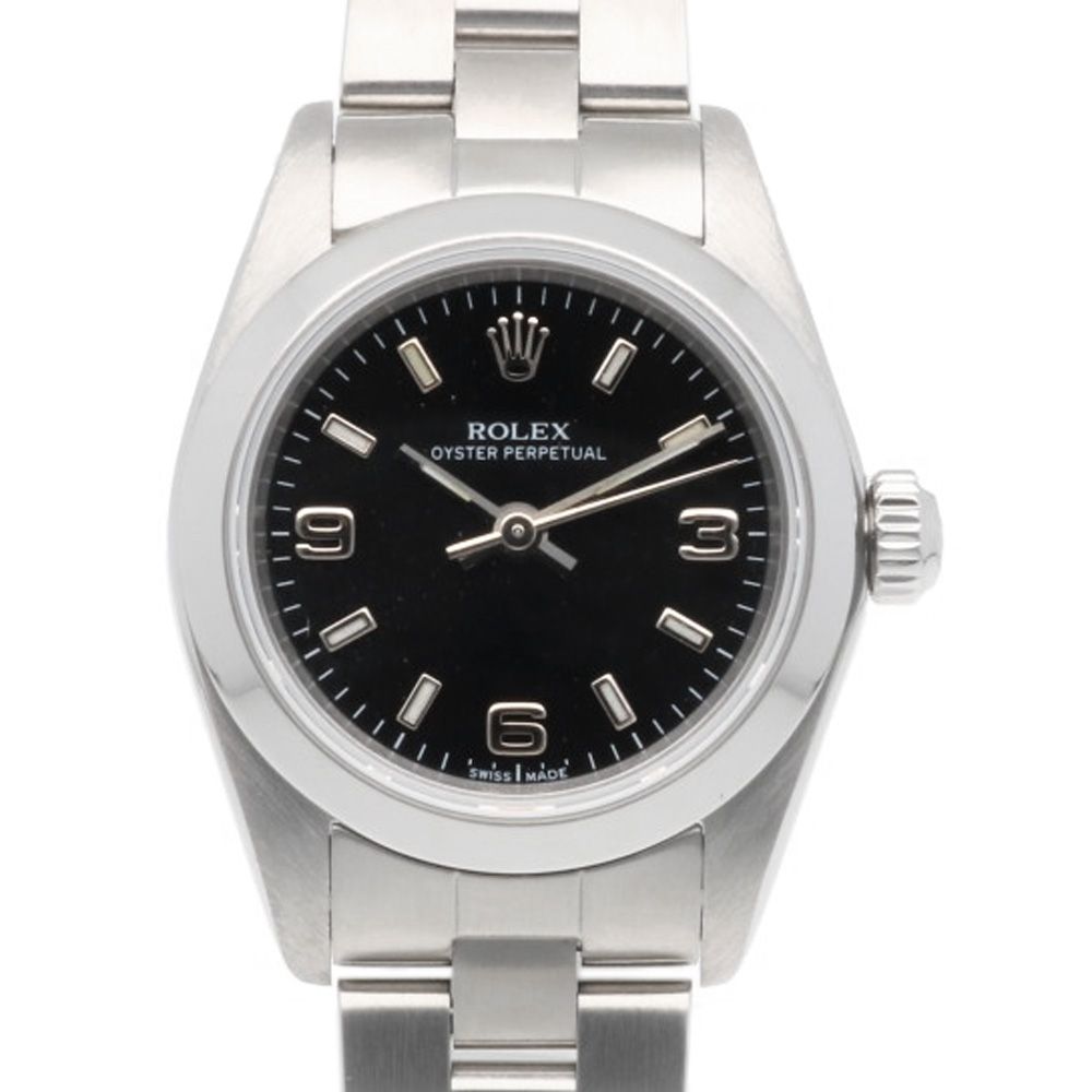 Rolex Oyster Perpetual Watch Stainless Steel Automatic Winding Overhauled
