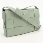 Bottega Veneta Maxi Intrecciato Crossbody Shoulder Bag Leather