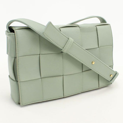 Bottega Veneta Maxi Intrecciato Crossbody Shoulder Bag Leather