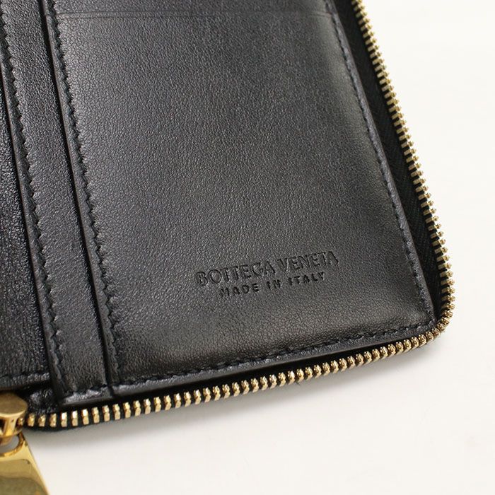 Bottega Veneta Zip Around Wallet Cassette Bifold Lambskin — view 5
