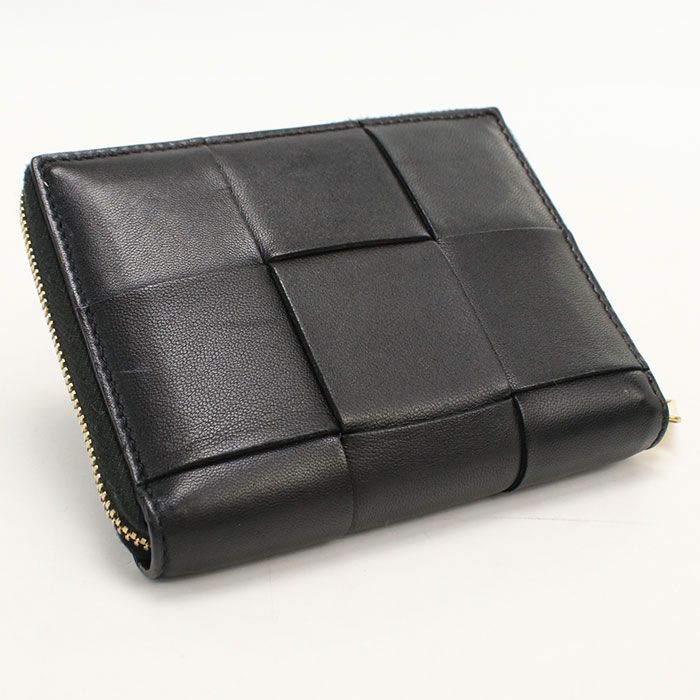 Bottega Veneta Zip Around Wallet Cassette Bifold Lambskin — view 2