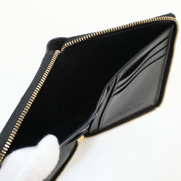 Bottega Veneta Zip Around Wallet Cassette Bifold Lambskin — view 4