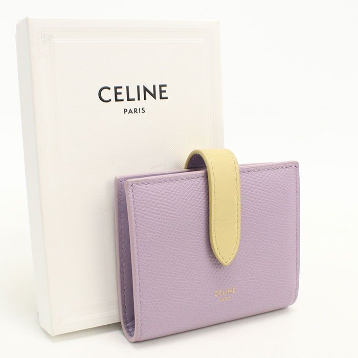 Celine Small Strap Wallet Bifold Calf