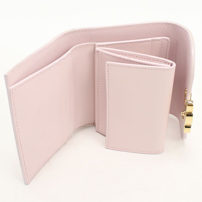 Celine Small Flap Wallet Triomphe Trifold Calf — view 3