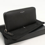 Saint Laurent Zip Around Wallet Classic Calf