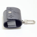 Louis Vuitton LV Earphones Pouch Taigarama Gray Silver — view 2
