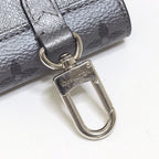 Louis Vuitton LV Earphones Pouch Taigarama Gray Silver — view 5