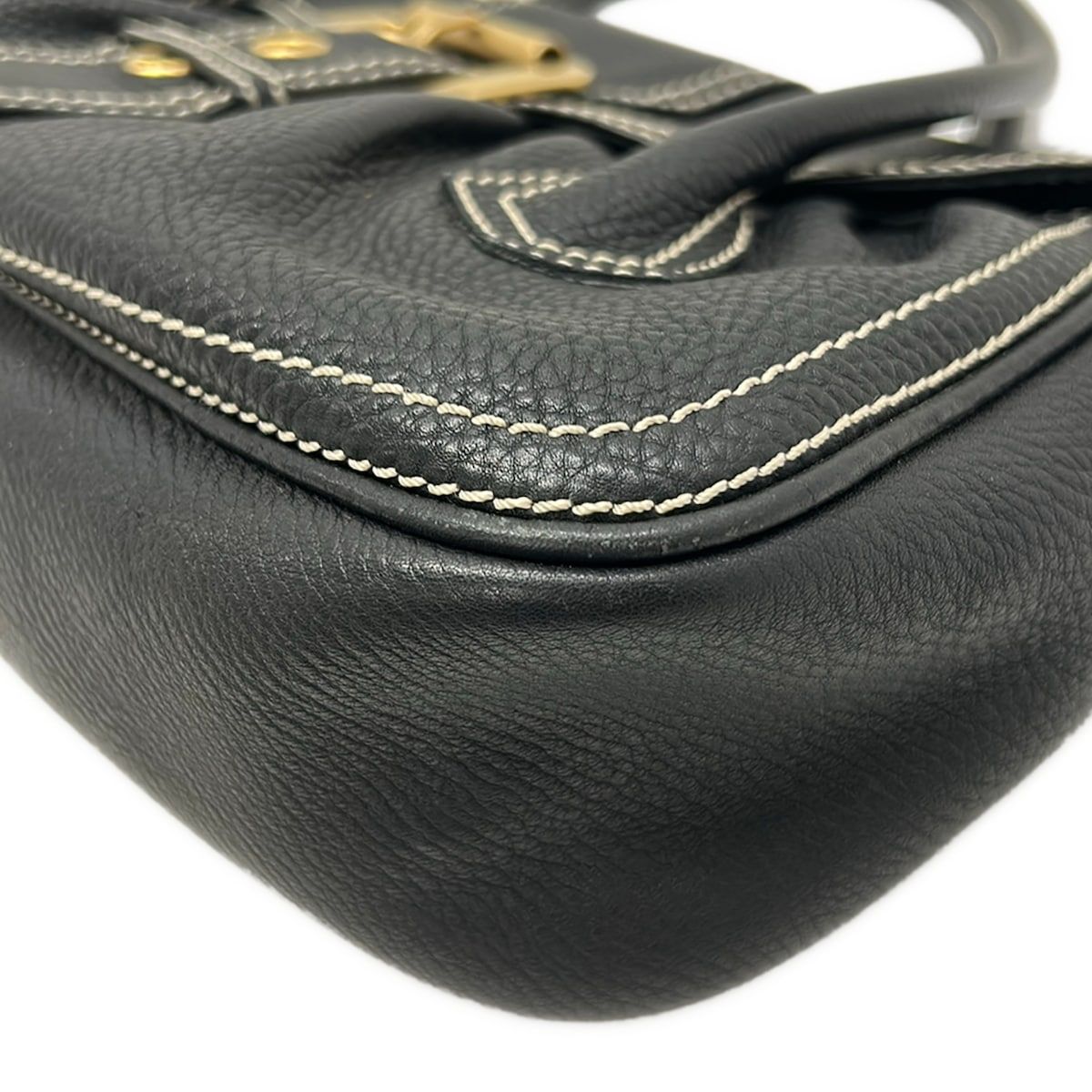 Celine Handbag Large Suit Black Leather — view 6