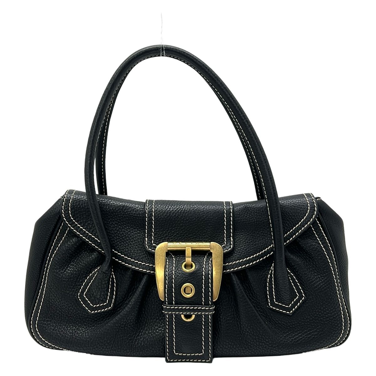 Celine Handbag Large Suit Black Leather